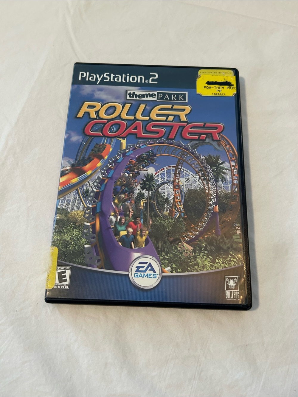 Playstation 2 theme park roller coaster EA games video game play gift